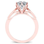 Pieris Princess Diamond Engagement Ring (Lab Grown Igi Cert) rosegold