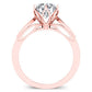 Pieris Round Diamond Bridal Set (Lab Grown Igi Cert) rosegold