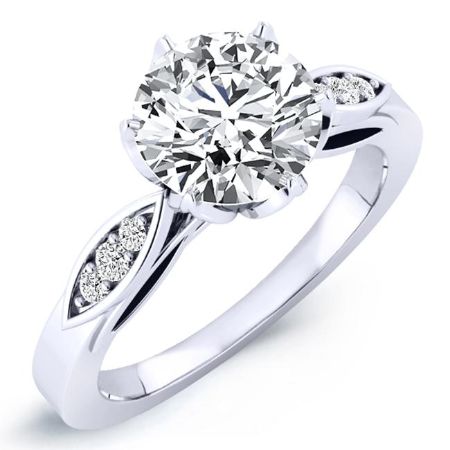 Pieris Round Diamond Bridal Set (Lab Grown Igi Cert) whitegold