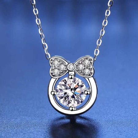 Piper Moissanite Necklace whitegold