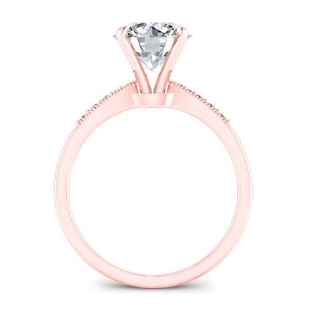 Poppy Round Diamond Bridal Set (Lab Grown Igi Cert) rosegold