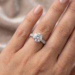 Poppy - GIA Natural Round Diamond Engagement Ring