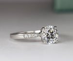 Poppy Round Diamond Engagement Ring (Lab Grown Igi Cert) whitegold