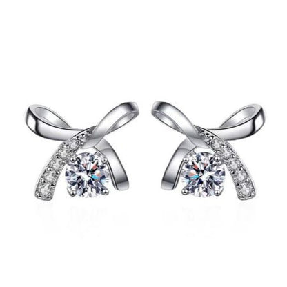 Presley Diamond Earrings (Clarity Enhanced) whitegold