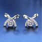 Presley Moissanite Earrings whitegold