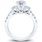 Primrose Cushion Diamond Engagement Ring (Lab Grown Igi Cert) whitegold