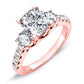 Primrose Cushion Diamond Engagement Ring (Lab Grown Igi Cert) rosegold