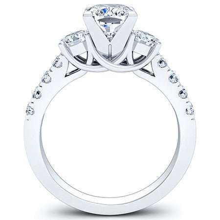 Primrose Cushion Diamond Engagement Ring (Lab Grown Igi Cert) whitegold