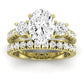 Primrose Diamond Matching Band Only ( Engagement Ring Not Included) For Ring With Oval Center yellowgold