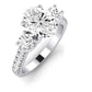 Primrose Diamond Matching Band Only ( Engagement Ring Not Included) For Ring With Oval Center whitegold