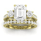 Primrose Emerald Diamond Bridal Set (Lab Grown Igi Cert) yellowgold