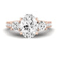 Primrose Oval Diamond Bridal Set (Lab Grown Igi Cert) rosegold