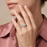Primrose - GIA Natural Oval Diamond Engagement Ring
