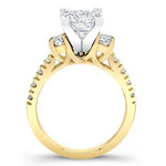 Primrose Princess Diamond Engagement Ring (Lab Grown Igi Cert) yellowgold