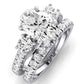 Primrose Oval Diamond Bridal Set (Lab Grown Igi Cert) whitegold