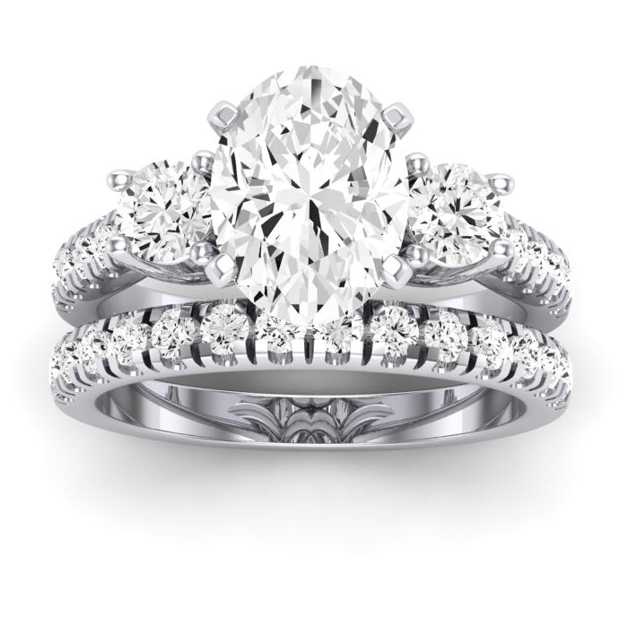 2.00 ct - Primrose - Oval Moissanite Bridal Set