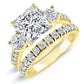 Primrose Princess Moissanite Bridal Set yellowgold