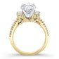 Primrose Round Diamond Engagement Ring (Lab Grown Igi Cert) yellowgold