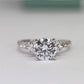 Primrose Round Diamond Engagement Ring (Lab Grown Igi Cert) whitegold