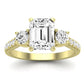 Primrose - GIA Certified Emerald Diamond Engagement Ring