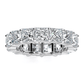 Princess Cut Moissanite Eternity Band