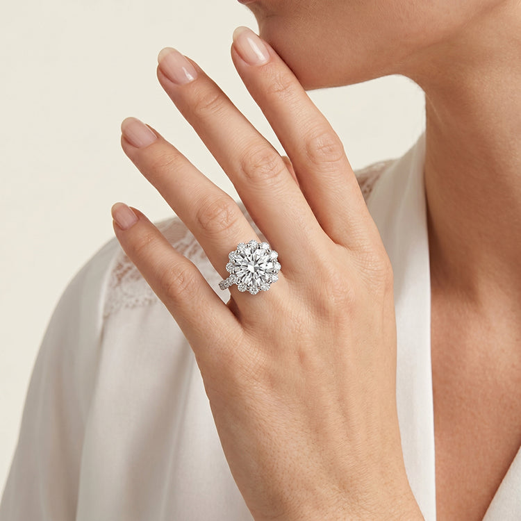 Privet - GIA Natural Round Diamond Engagement Ring