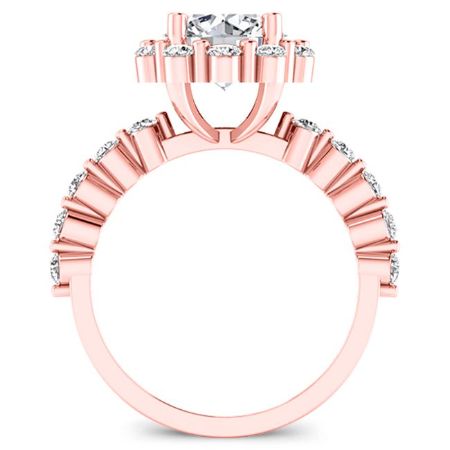 Privet Princess Diamond Bridal Set (Lab Grown Igi Cert) rosegold