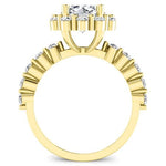 Privet Princess Moissanite Engagement Ring yellowgold