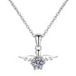 Promise Moissanite Necklace whitegold