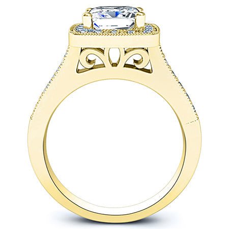 Quince Princess Diamond Bridal Set (Lab Grown Igi Cert) yellowgold