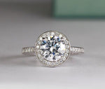 Quince Round Diamond Engagement Ring (Lab Grown Igi Cert) whitegold