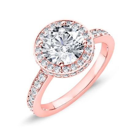 Quince Round Diamond Engagement Ring (Lab Grown Igi Cert) rosegold