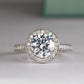 Quince Round Diamond Engagement Ring (Lab Grown Igi Cert) whitegold