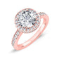 Quince Round Diamond Engagement Ring (Lab Grown Igi Cert) rosegold