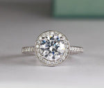 Quince Round Diamond Engagement Ring (Lab Grown Igi Cert) whitegold