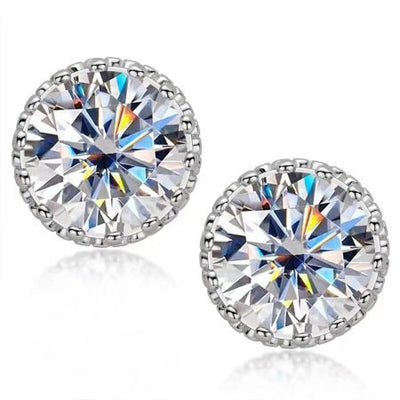 Quinn Diamond Earrings (Clarity Enhanced) whitegold