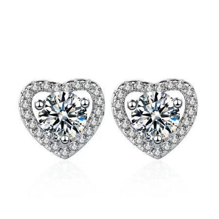 Rae Diamond Earrings (Clarity Enhanced) whitegold