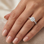 Redbud - GIA Natural Round Diamond Engagement Ring