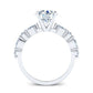 Redbud Round Diamond Bridal Set (Lab Grown Igi Cert) whitegold