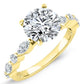 Redbud Round Diamond Engagement Ring (Lab Grown Igi Cert) yellowgold