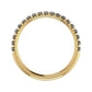 Ren Trendy Diamond Wedding Ring yellowgold