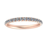Ren Trendy Moissanite Wedding Ring rosegold