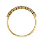 Rhodes Trendy Diamond Wedding Ring yellowgold