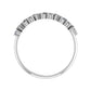 Rhodes Trendy Diamond Wedding Ring whitegold