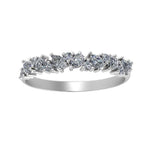 Rhodes Trendy Diamond Wedding Ring whitegold