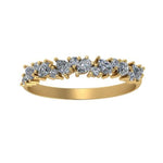 Rhodes Trendy Moissanite Wedding Ring yellowgold