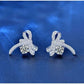 Rica Ribbon Stud Diamond Earrings (Clarity Enhanced) whitegold