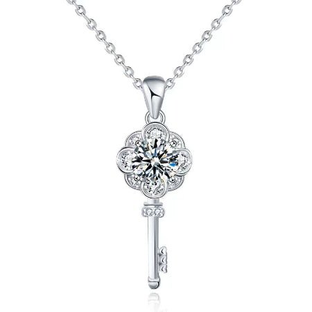 Riley Diamond Necklace (Clarity Enhanced) whitegold