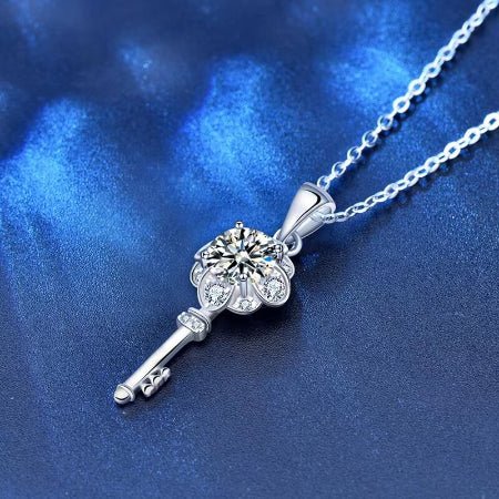 Riley Diamond Necklace (Clarity Enhanced) whitegold