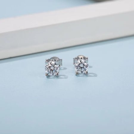 Riley Diamond Earrings (Clarity Enhanced) whitegold